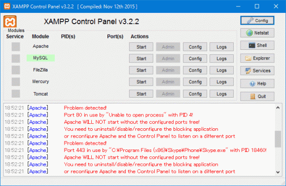 01_XAMPPのApacheが起動しない！ポート番号の変更でバッティングの解消方法