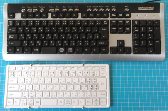 03_日本語配列折りたたみ式Bluetoothキーボード「MOBO Keyboard（AM-KTF83J）」をレビュー
